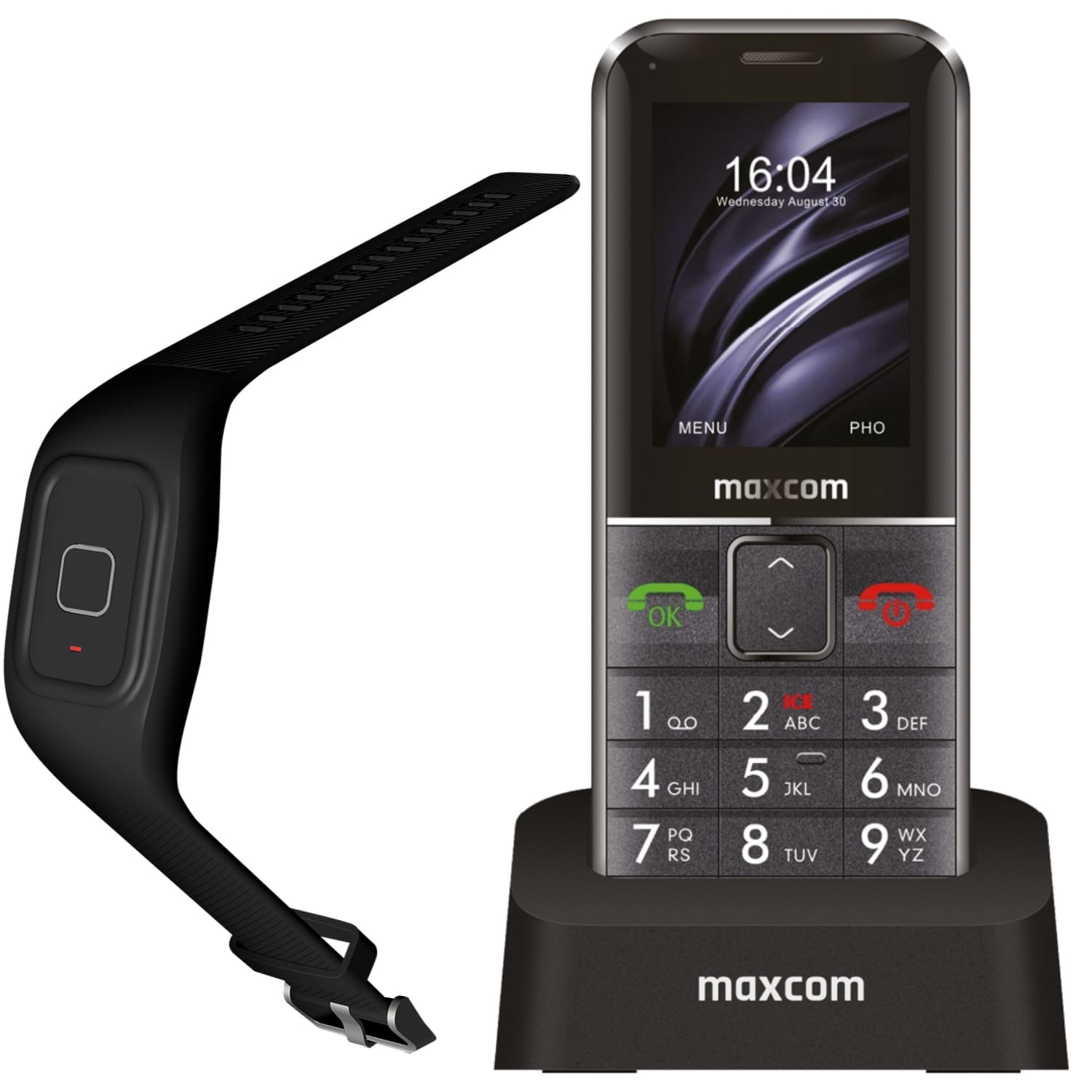 Maxcom MM735, Telefon Mobil Simplu, 2G, Negru - imagine 6