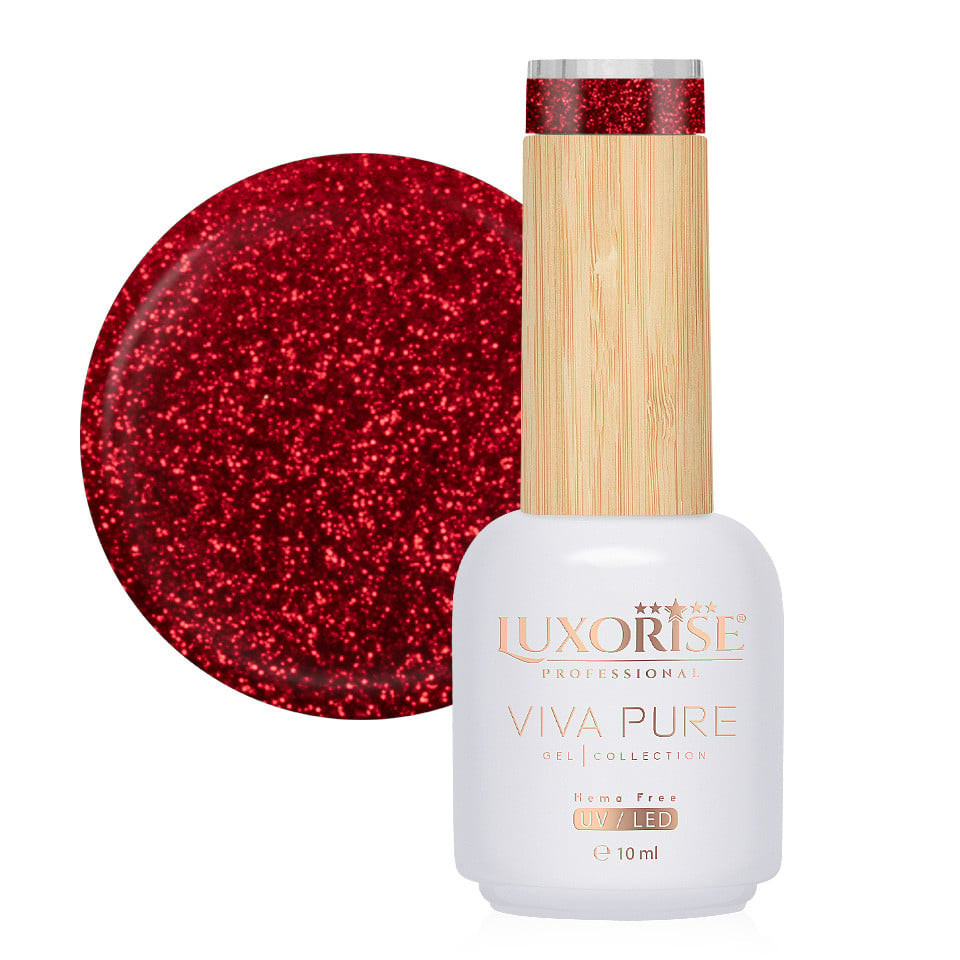 Oja Semipermanenta Hema Free Luxorise Ruby Blaze 10ml