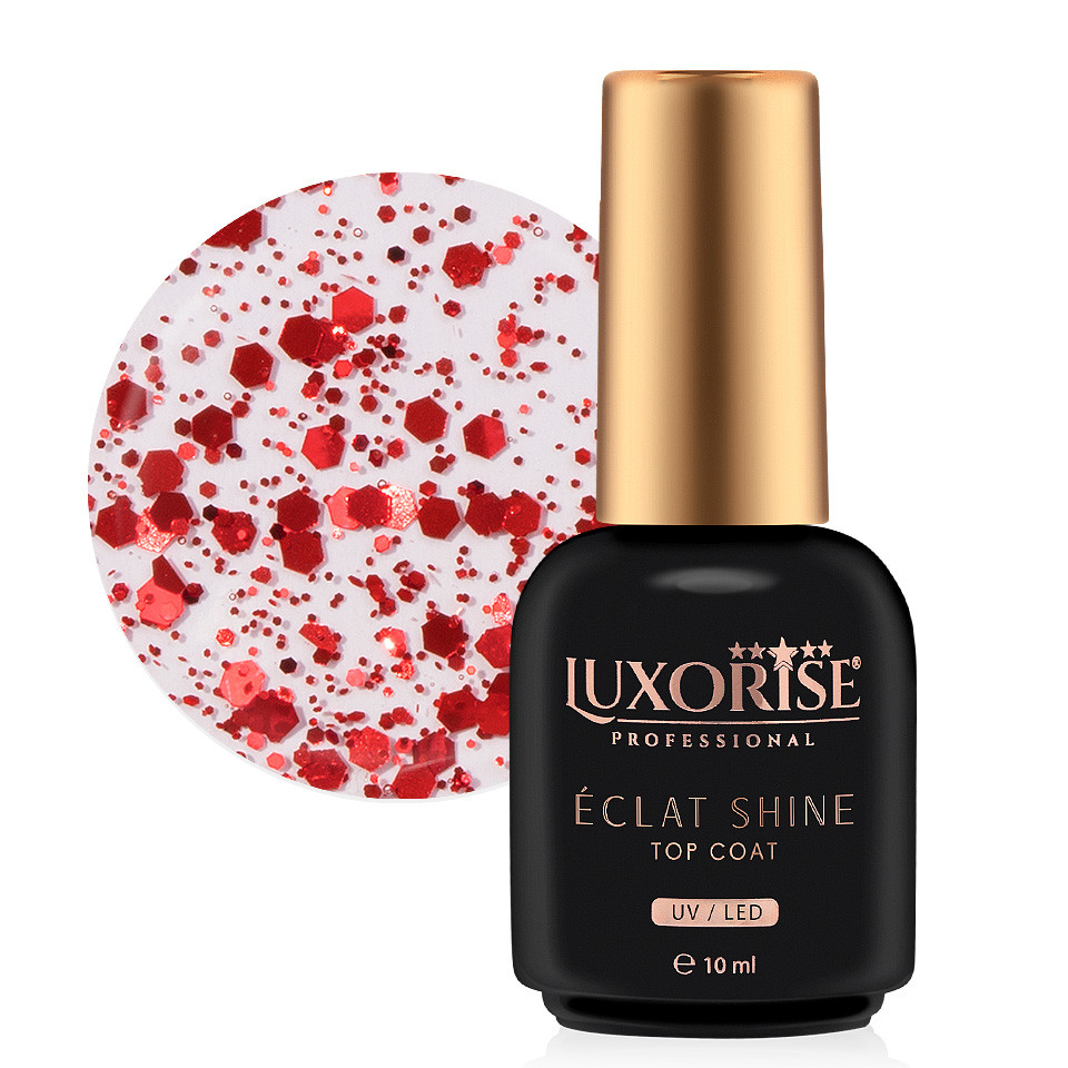 Top Coat LUXORISE Ruby 10ml - Finish Lucios