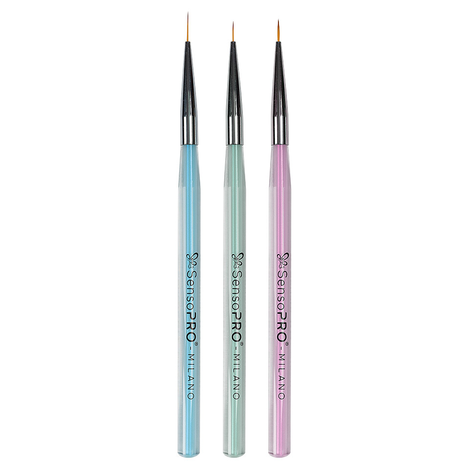 Set 3 Pensule Unghii SensoPRO Milano Nail Art