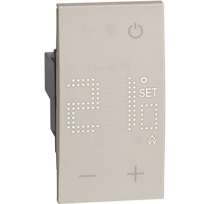 Termostat conectat Bticino Living Now KM4441, nisip