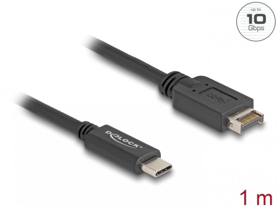 Cablu Delock USB E Key A la USB-C 1m