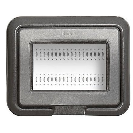 Rama 3 module IP55 Bticino Living Light, Antracit