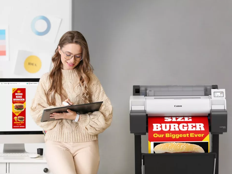 Plotter Canon imagePROGRAF TM-240 Format A1 24 inch Profesional - imagine 3