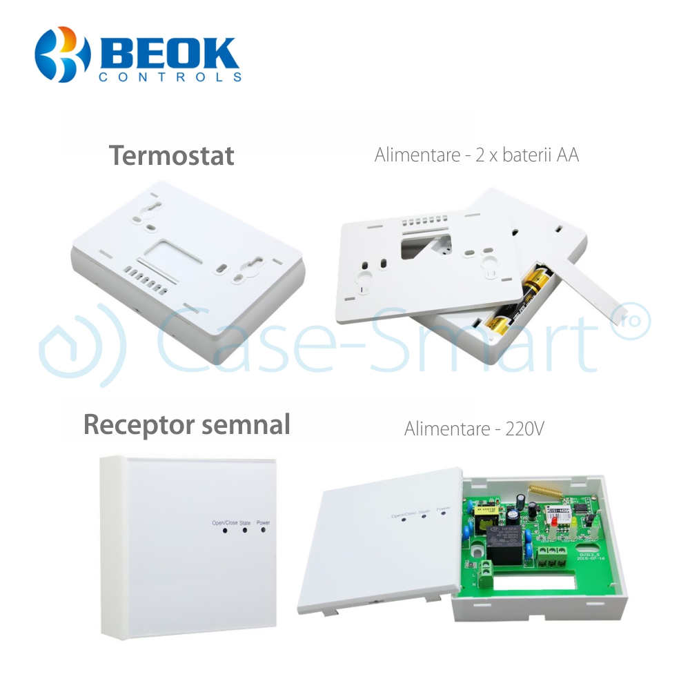 Termostat BeOK BOT-X306 Wireless, Programabil 5+2 - imagine 6