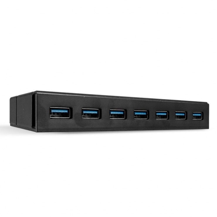 Hub USB 3.1 Lindy, 7 Porturi, Încărcare Rapidă BC 1.2 - imagine 1