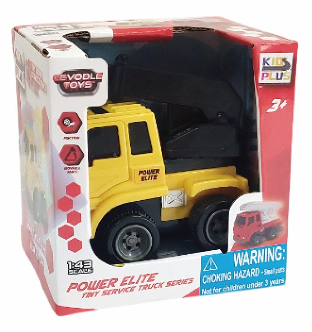 Macara Frictiune 10cm Galbena Cevodle - Jucarie Educativa 3+ - imagine 3