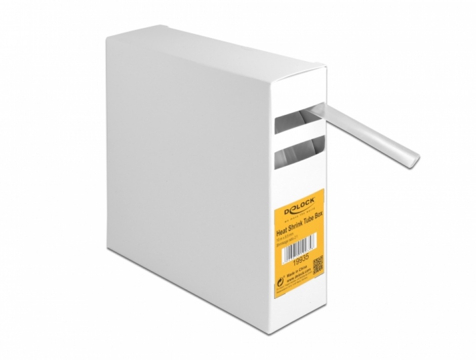 Tub termocontractabil 10m 9.5mm Transparent Delock