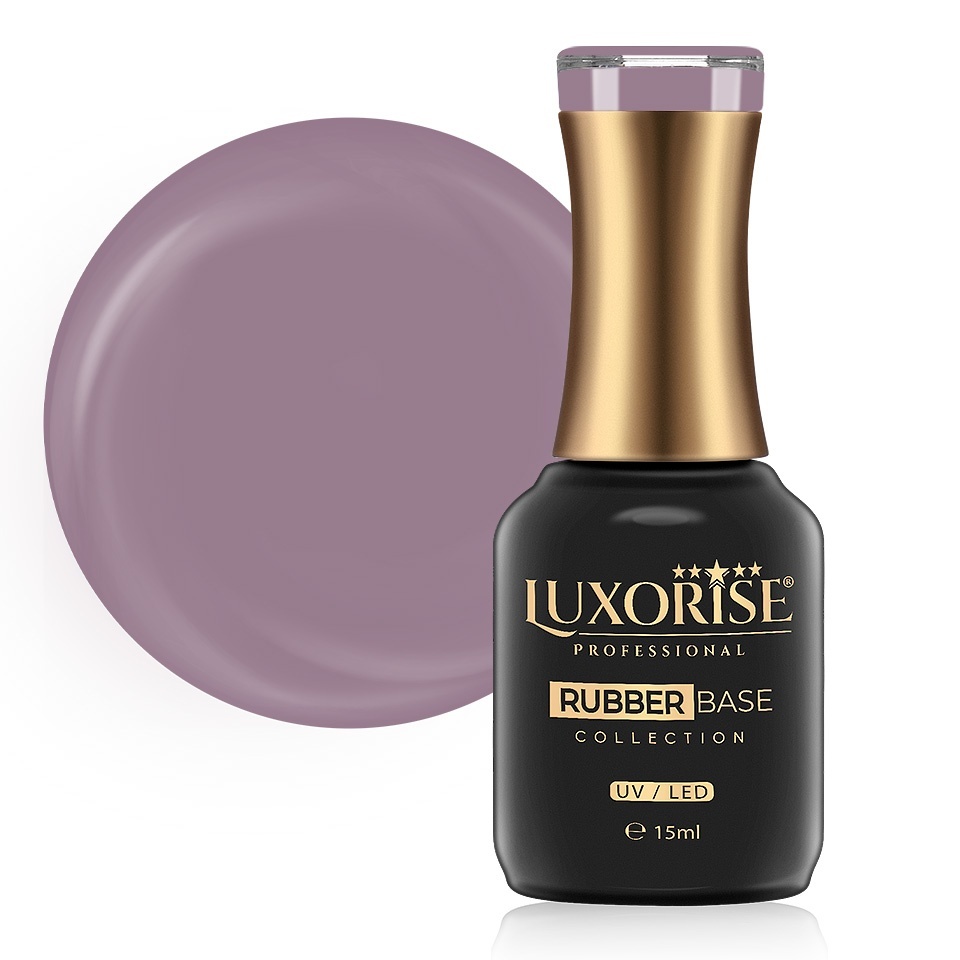 Rubber Base Luxorise Dusty Plum 15ml - imagine 2