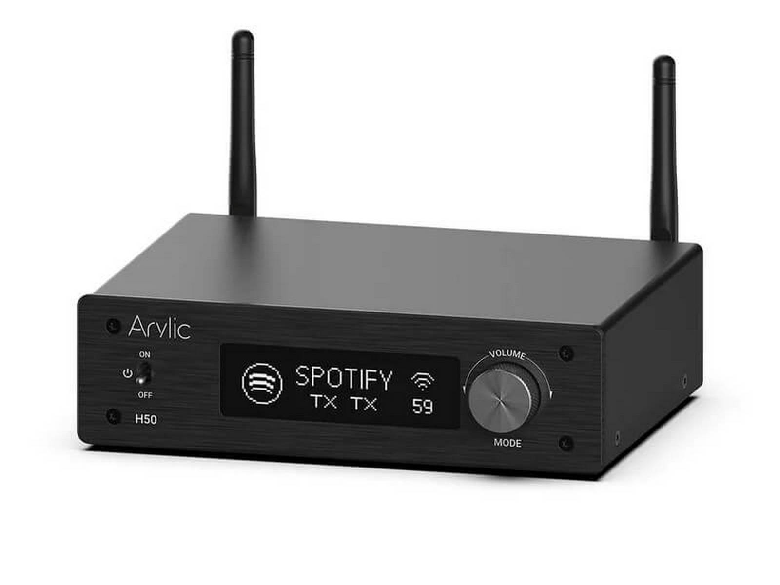 Streamer audio Rakoit H50, 2x50W, Bluetooth, Wi-Fi, Hi-Res