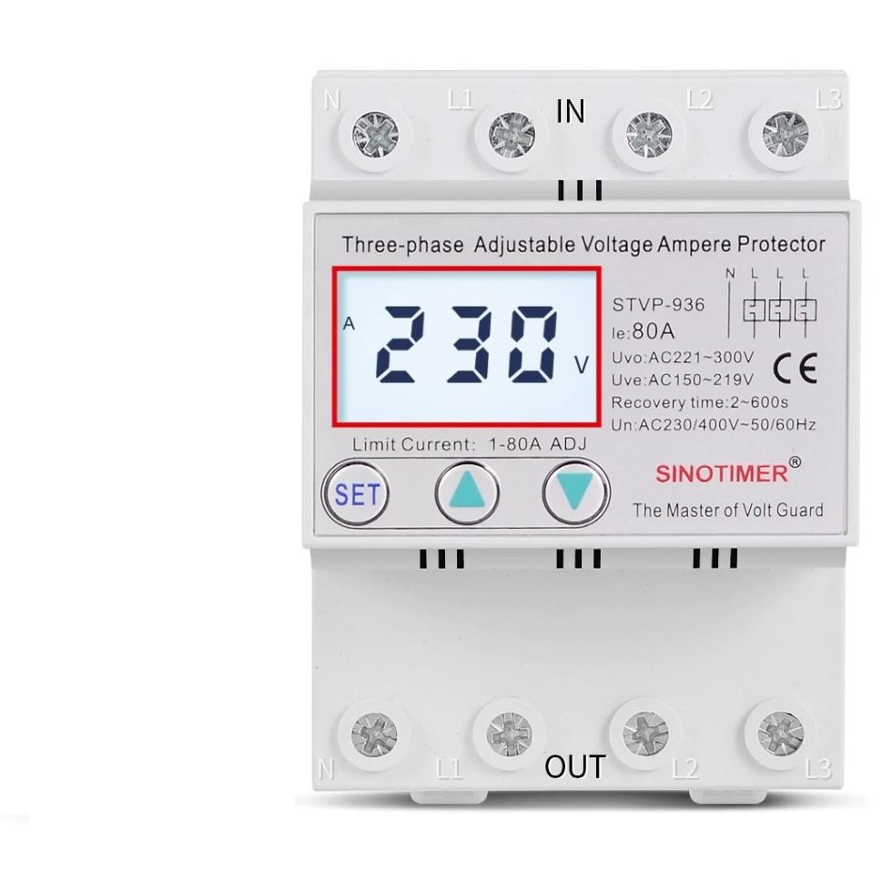 Releu Protecție Tensiune Sinotimer 80A