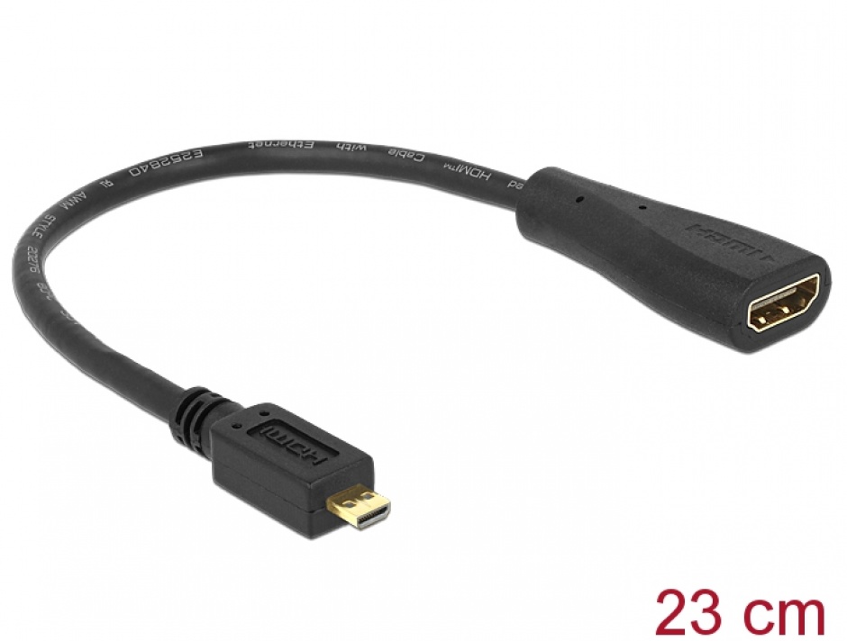 Adaptor HDMI la Micro HDMI Delock 65391 v1.4