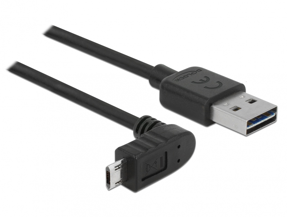 Cablu USB 2.0 Delock 0.5m Easy-Connect