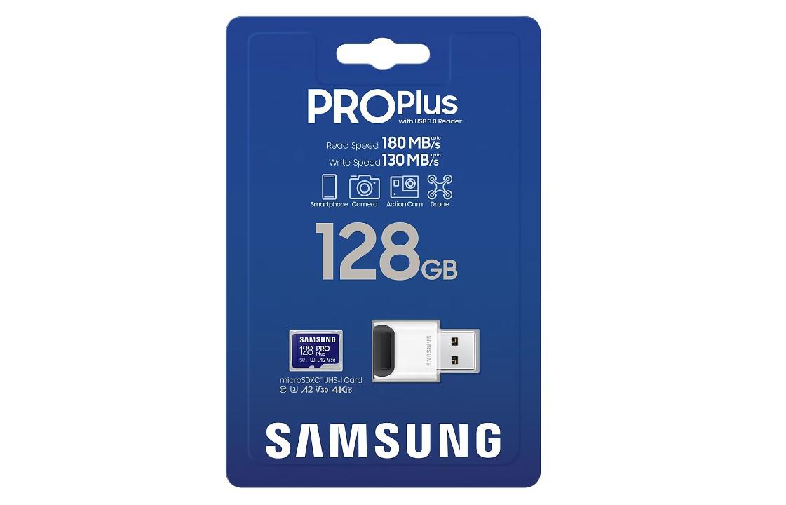 Card MicroSDHC Samsung PRO PLUS 128GB cu Cititor - Clasa 10 - imagine 6