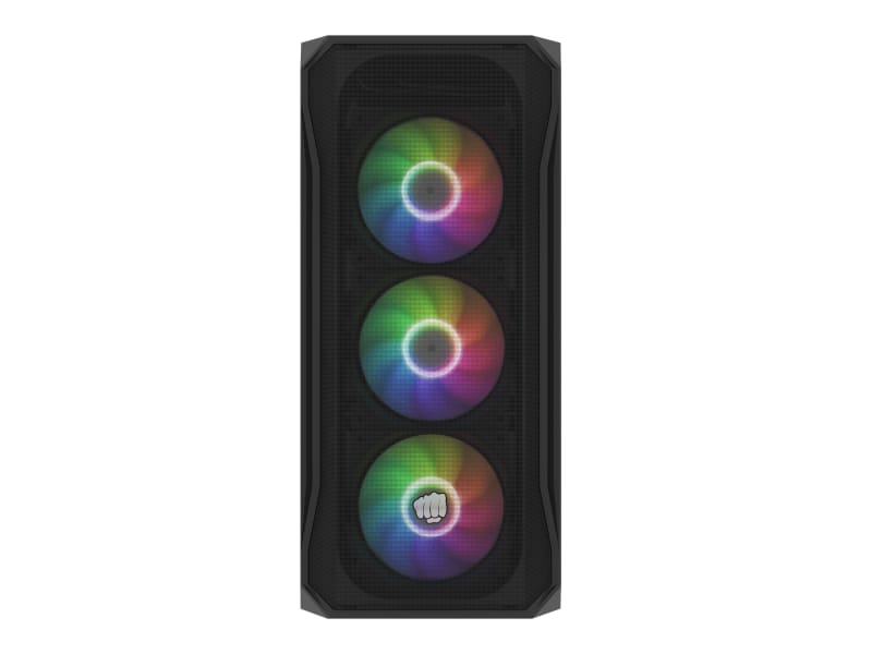 Carcasa FURY SHOBO SH4F Mid Tower RGB Negru - Tempered Glass - imagine 2