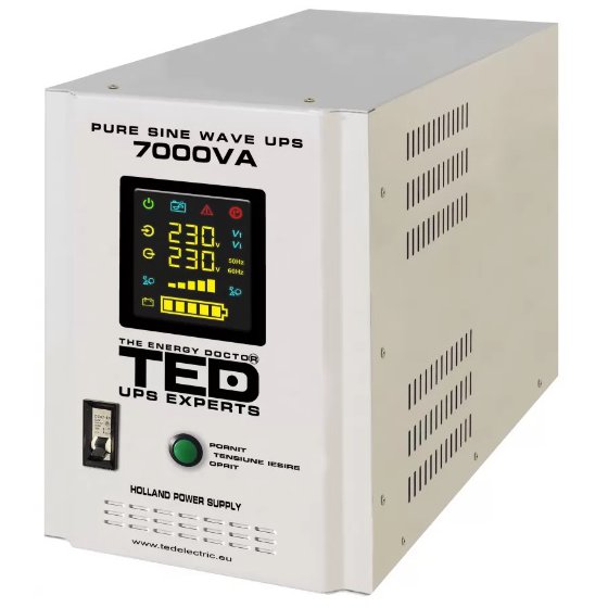 UPS Centrală Ted Electric 5000W, Undă Pura