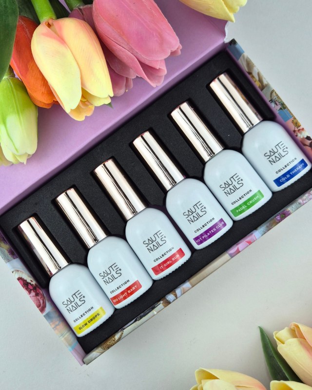 Saute Nails Set That Girl Essential 4+2, 6 Oje Semi Neon