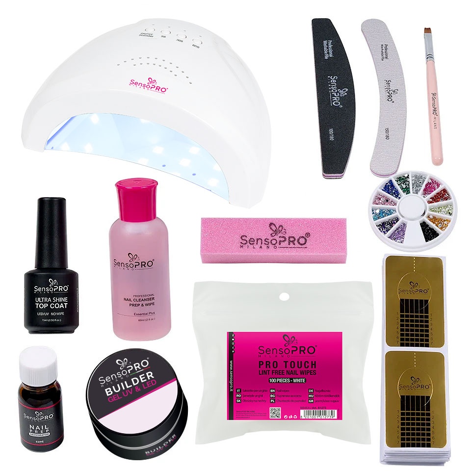 Kit Unghii Gel Incepatori SensoPRO Milano