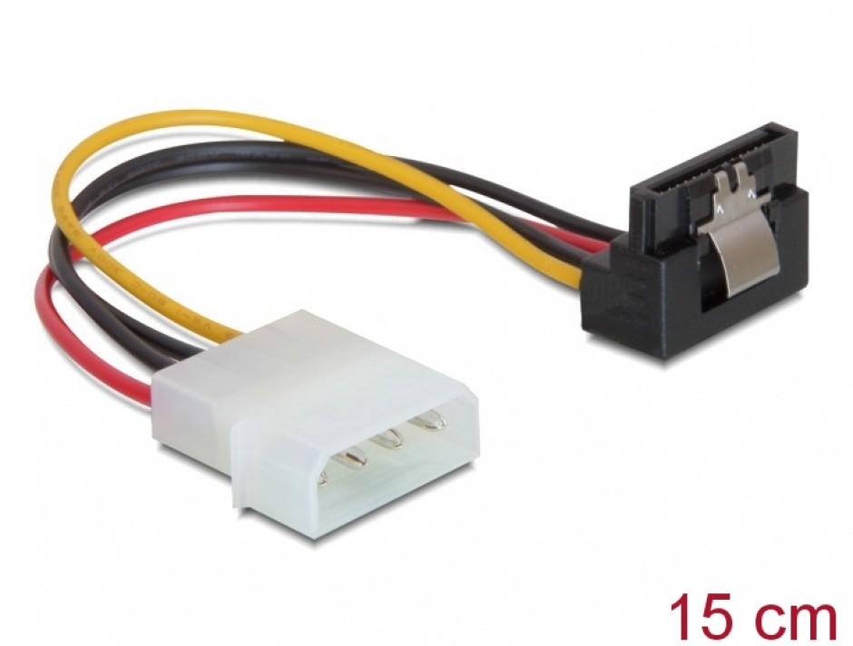 Cablu SATA la Molex 90° Delock 60121