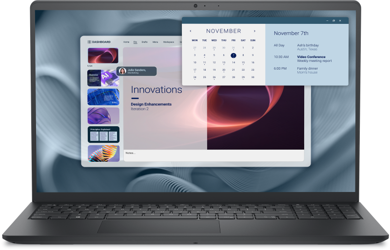 Laptop DELL Pro 15 Essential PV15250, i7-1355U, 16GB, 512GB, 15.6 FHD