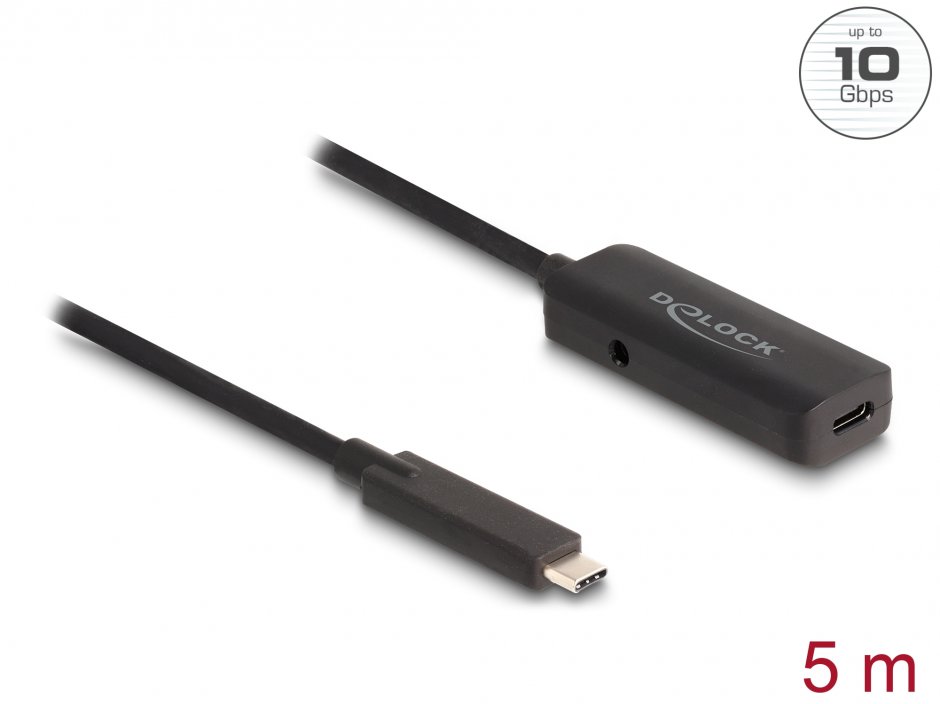 Prelungitor USB-C Activ 5m 10Gbps Delock