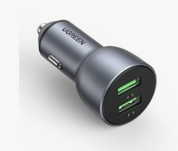 Încărcător Auto UGREEN CD213 36W 2xUSB QC3.0 Gri