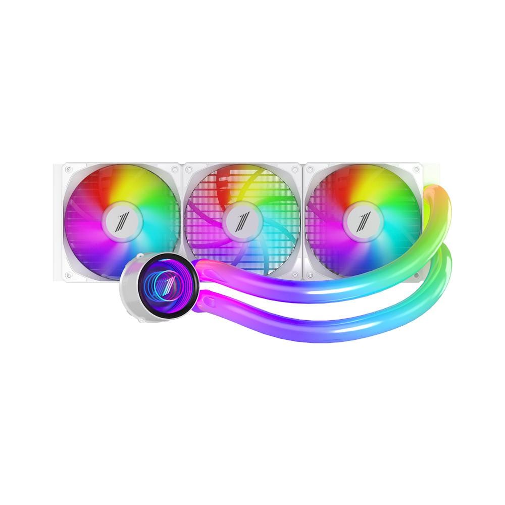 Cooler Procesor 1STPLAYER MOTHRA MT360 ARGB Alb 360mm - imagine 2