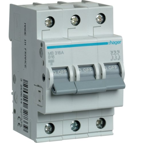 Siguranta Automata Hager 3P 16A Curba B