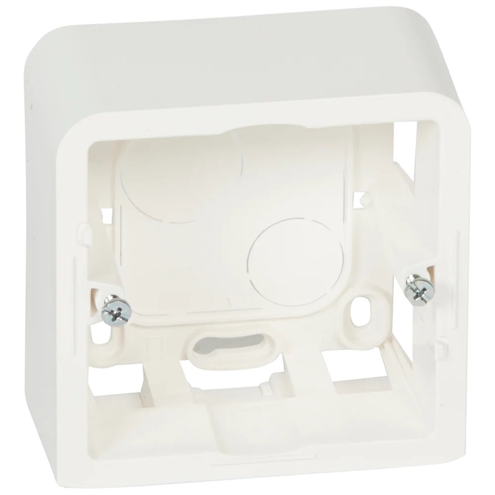 Doză Aparent Legrand Mosaic 2M Alb