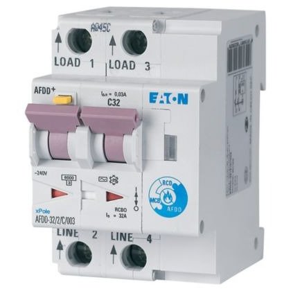 AFDD Eaton 2P 32A | Detectie Arc Electric 30mA