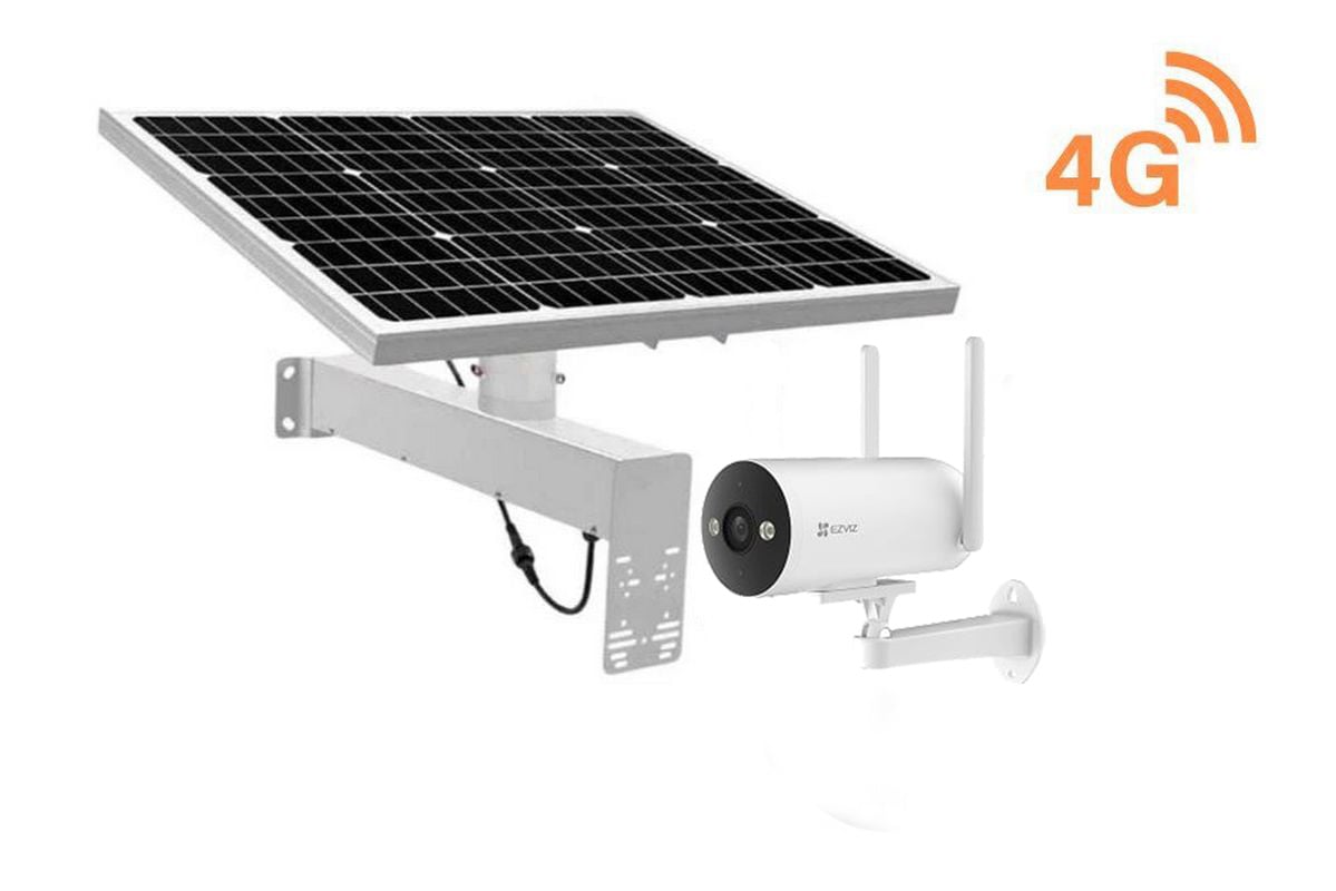 Kit Solar Safer 4G Camera 2K IP67