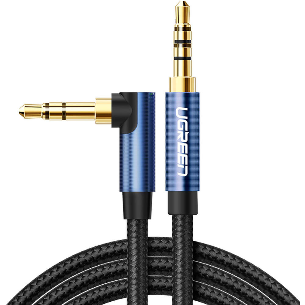 Cablu Audio Jack 3.5mm Ugreen AV112 1m Unghi 90° Aurit