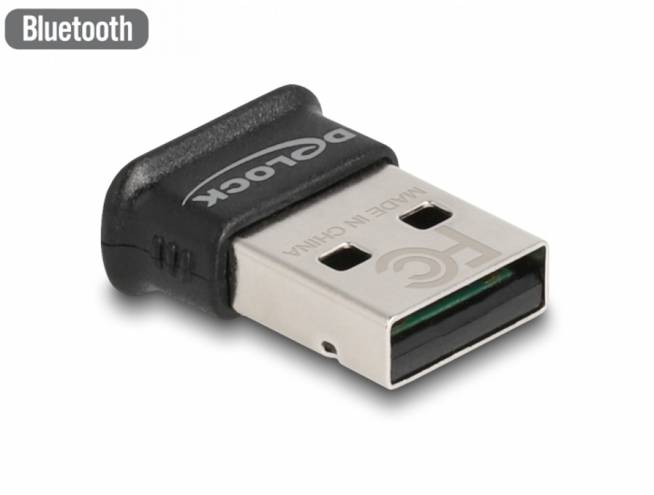 Adaptor Bluetooth 5.0 Delock, 100m, USB Nano