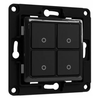 Întrerupător Shelly 4 Canale Negru Smart Home
