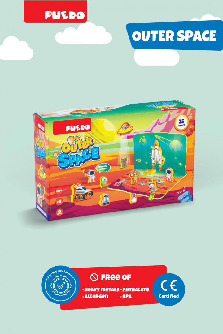 Puzzle Spațiu Cosmic 25 Piese - Joc Educativ Copii