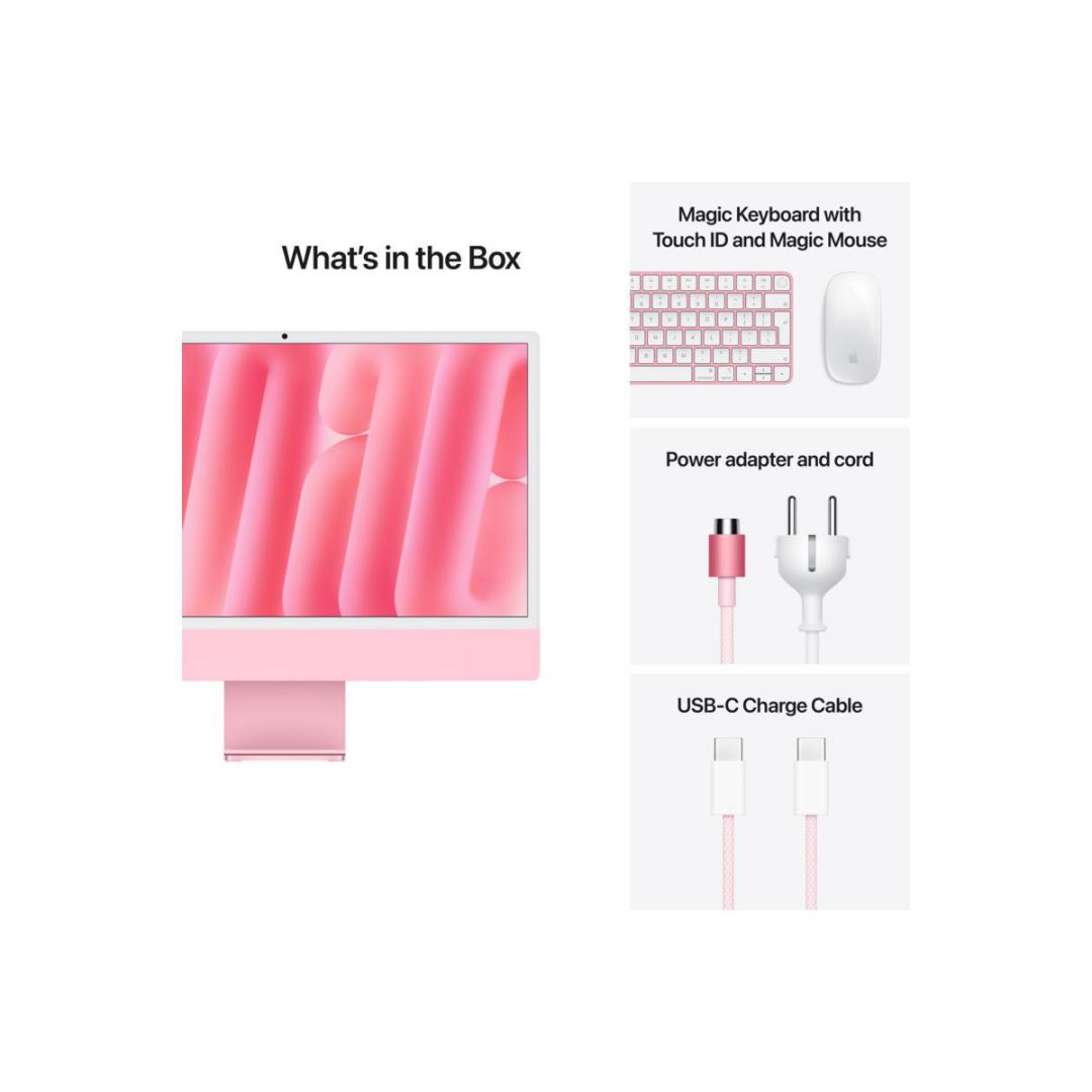 Apple iMac 24" M4 24GB/512GB Pink - Performanță Pro