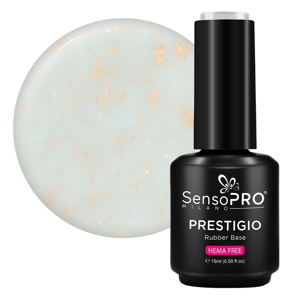 Rubber Base PRESTIGIO SensoPRO Milano - Teasing Lime 15ml - imagine 2