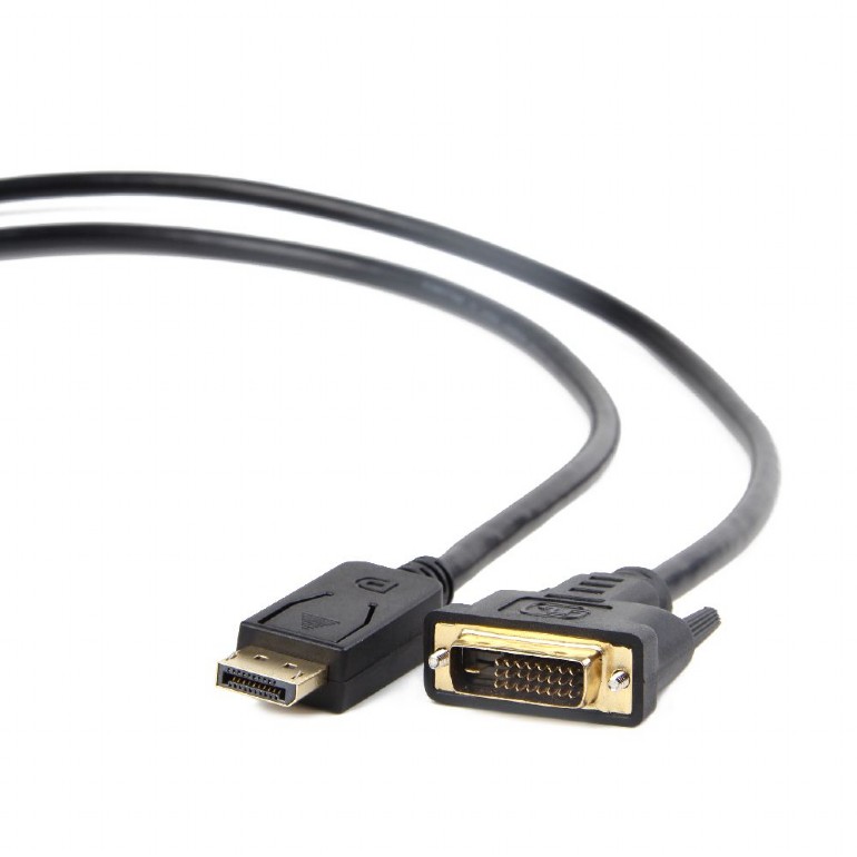 Adaptor DisplayPort la DVI-D Gembird 1.8m Full HD Negru
