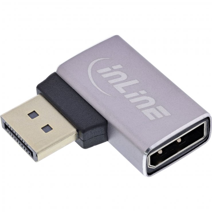 Adaptor Displayport 8K 90° Stanga InLine