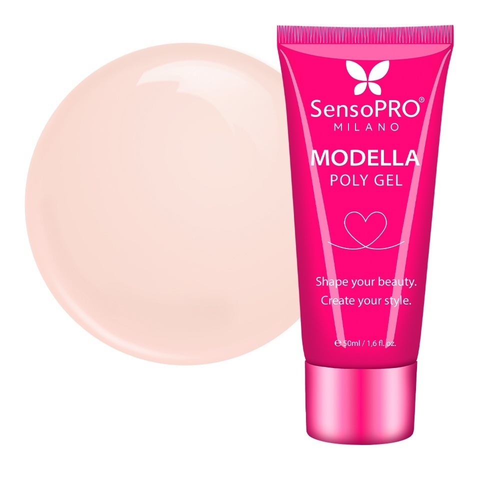 Polygel MODELLA SensoPRO Milano - Apricot Haze, 50ml