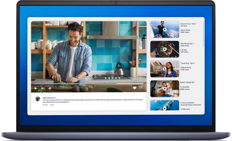 Laptop Dell Core 7-150U, 32GB RAM, 1TB SSD, FHD+ - Performanță Premium - imagine 2
