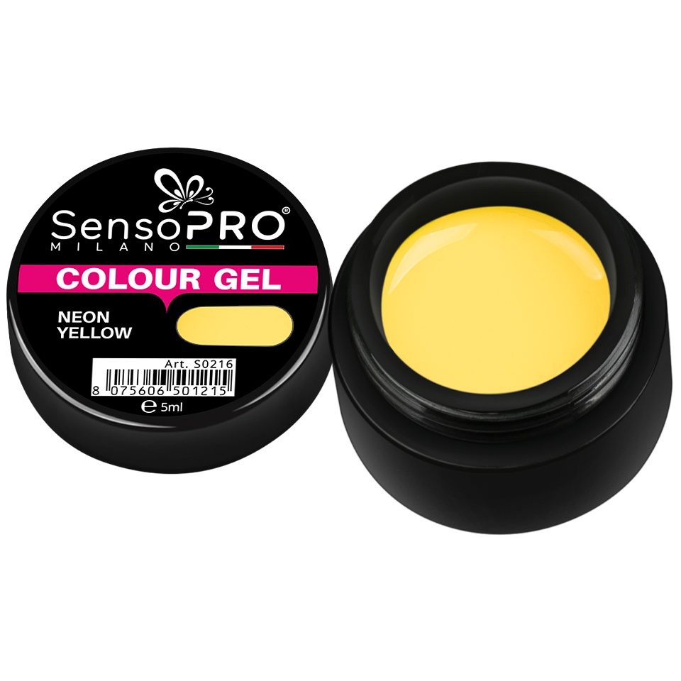 Gel UV Neon Yellow SensoPRO Milano 5ml
