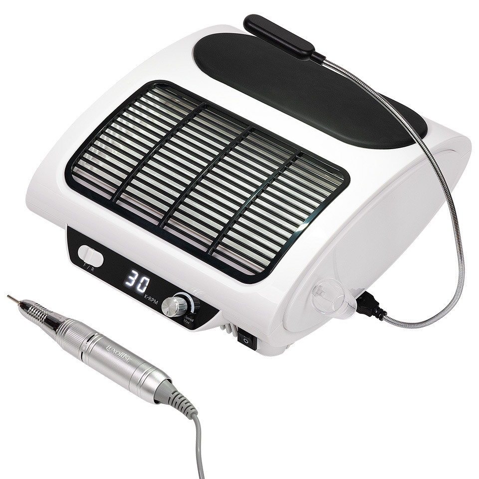 Aparat Manichiura 3 in 1 Luxorise, Aspirator si Freza LED