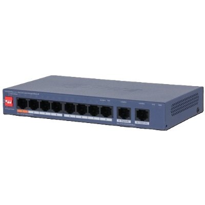 Switch PoE Dahua CS4010-8ET2GT-60, 10 porturi, cloud