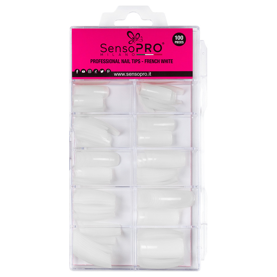 Tipsuri Unghii False SensoPRO Milano 100buc