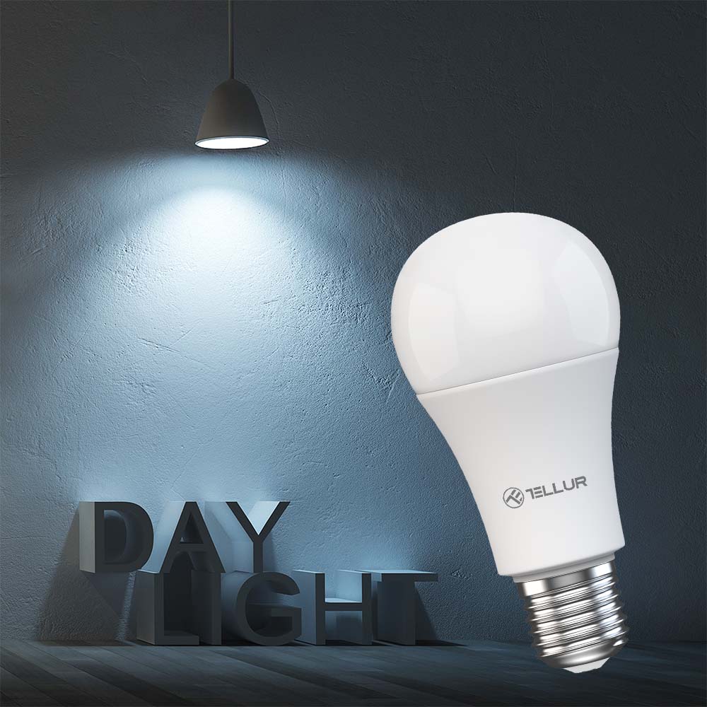 Bec LED Intelligent Tellur Wi-Fi, Dimabil, 9W, E27 - imagine 4