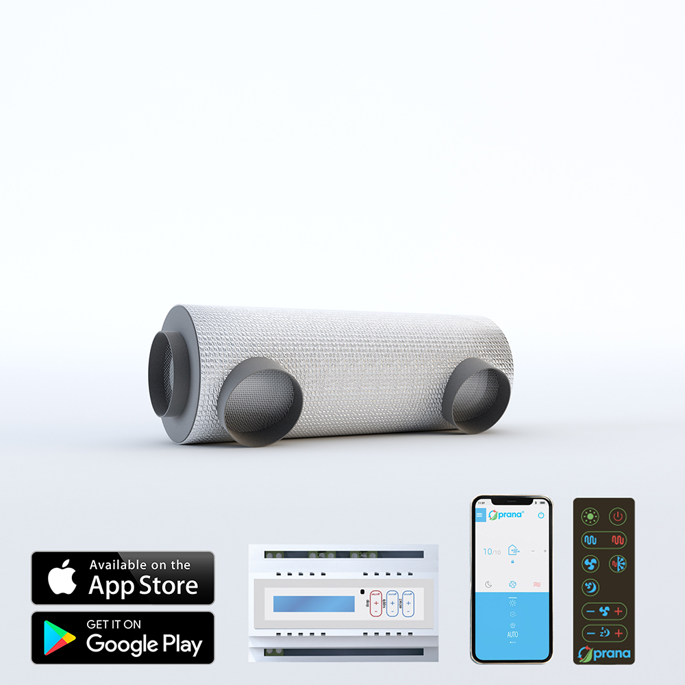 PRANA 250: Ventilatie cu Recuperare Caldura 650m3/h