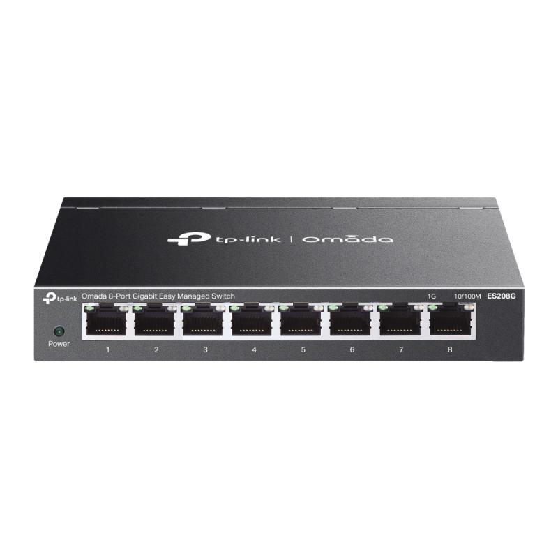 Switch TP-Link Omada 8-Port Gigabit Managed - Rețea Profesionistă