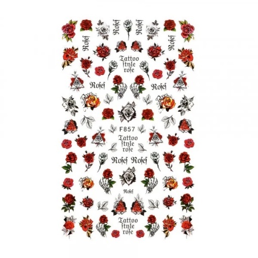 Abtibilduri Unghii SensoPRO Milano Rose Day F857