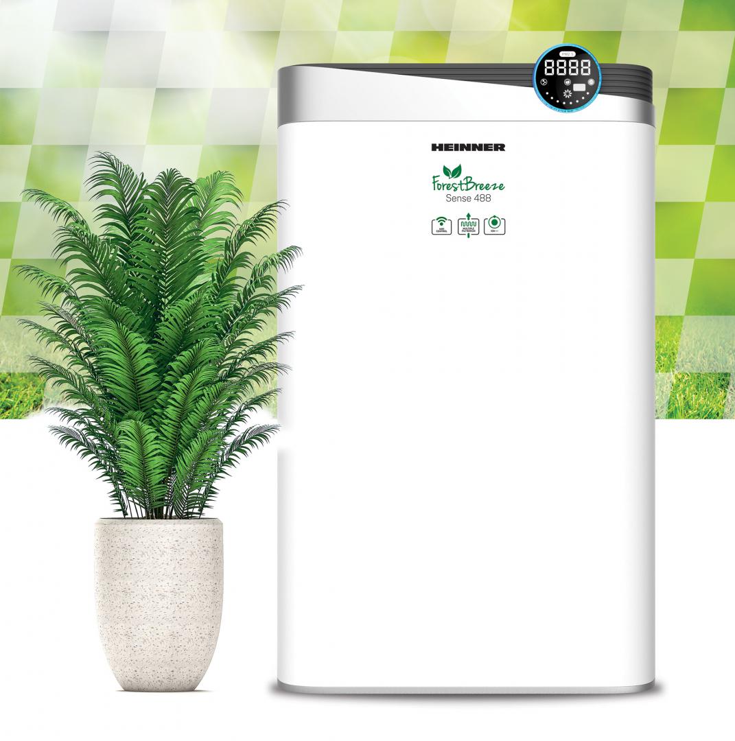 Purificator Aer Heinner HPA-488WIFI cu HEPA H11 și WiFi - imagine 4